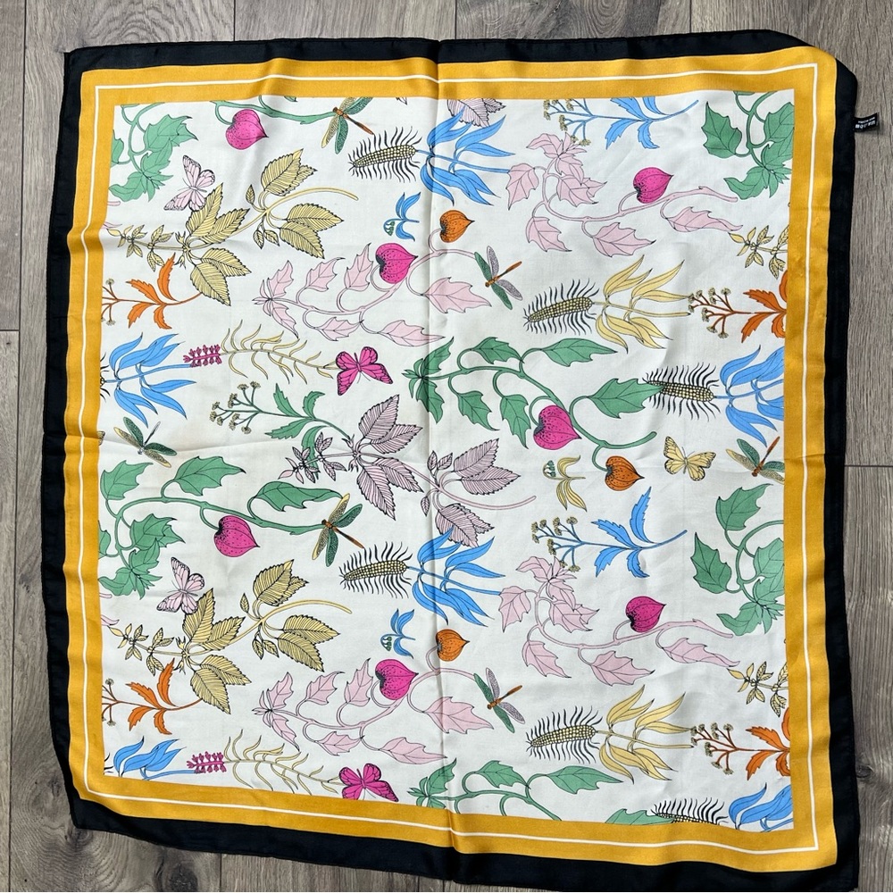 Botanical Floral Scarf - Picture 4 of 6